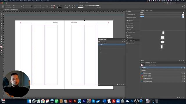 Шаблоны в InDesign. Мастер-страницы смотреть онлайн
