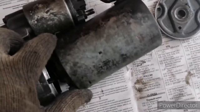 Разбор стартера Jetta 2