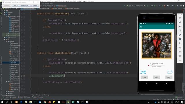 Shuffle Songs in Android Music App смотреть онлайн