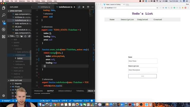 Todo List Tutorial - Angular 4 and Redux смотреть онлайн