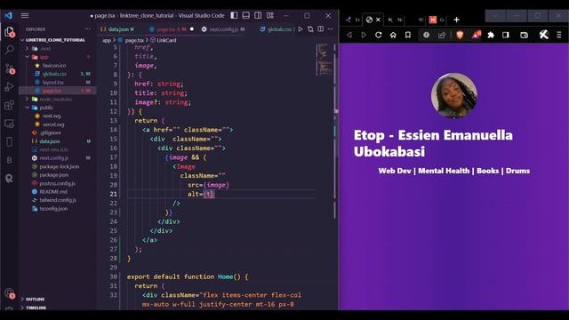 Build and deploy your Link Tree Clone with Nextjs, TypeScript, and Tailwind CSS смотреть онлайн