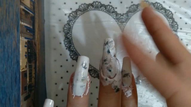 1 часть: Маникюр МРАМОР !(обычный лак) смотреть онлайн