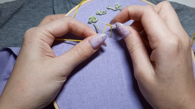 Как вышить овечку на футболке? // Французский узелок смотреть онлайн