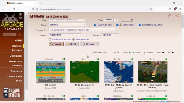 Arcade Romsets - Filter your collection to just have the great games! смотреть онлайн