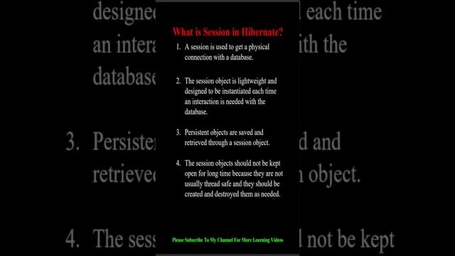 What is Session in Hibernate смотреть онлайн