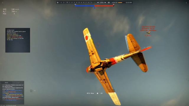 War Thunder RB - Ki94 dogfight on Spirfire Mk24 смотреть онлайн
