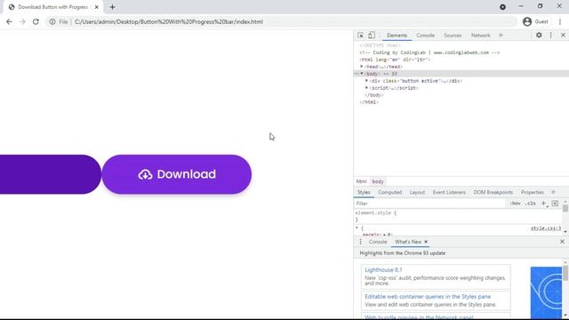 Download Button with Progress Bar in HTML CSS and JavaScript смотреть онлайн