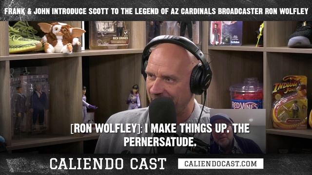 Frank & John Introduce Scott To The Legend Of AZ Cardinals Broadcaster Ron Wolfley | Caliendo Cast смотреть онлайн