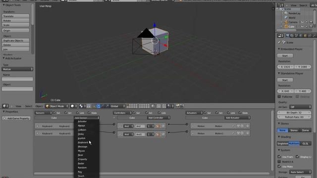 Как создать игру в программе Blender смотреть онлайн