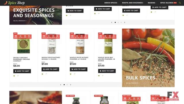 Spice Shop - Seasonings and Herbs Store Responsive Magento Theme TMT смотреть онлайн
