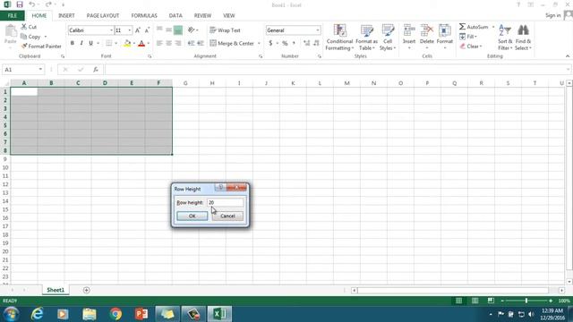 How to change the row height and column width in Excel 2013? Bangla смотреть онлайн