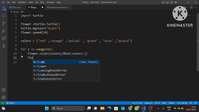 Create Gorgeous Flowers Today. #pythonprogramming #python code The source code in description....? смотреть онлайн