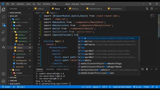 #9-Apollo Client Oluşturma [React-Apollo-GraphQL] смотреть онлайн