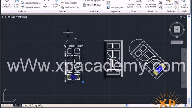 50 Block Editor in AutoCAD 2013 смотреть онлайн