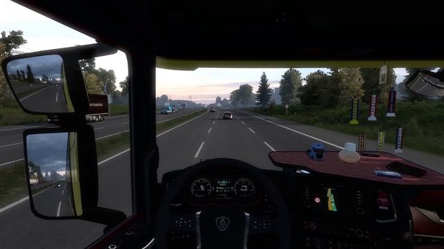 Driving a double-trailer truck over 40m | Klin - Kolomna ?? | ProMods+RusMap | ETS2 1.46 gameplay смотреть онлайн