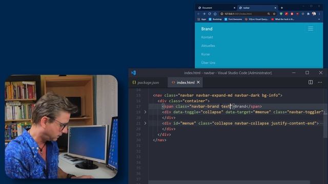 Bootstrap-Navbar einfacher erklärt, Tutorial (deutsch) смотреть онлайн