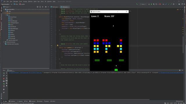 Space Invaders Java Demo смотреть онлайн