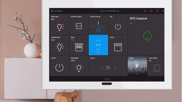 ABB SmartTouch 10”, El Panel De Control Táctil De Gama Alta De ABB / Niessen