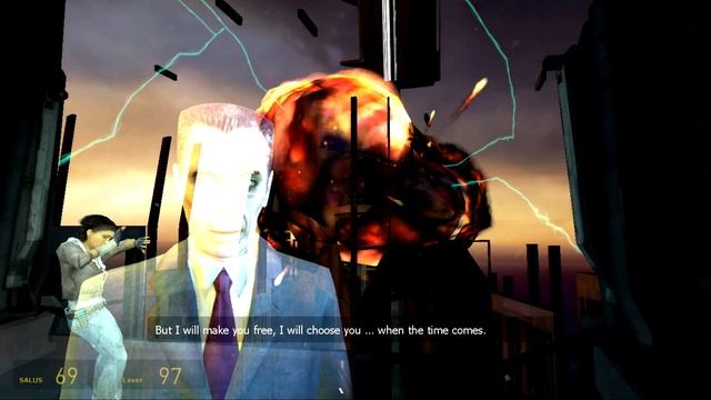 Half Life 2 Google Translate Ending - Gman Scene смотреть онлайн
