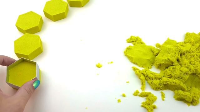 Кинетический песок для детей Геометрические фигуры Kinetic sand for kids Geometric shapes смотреть онлайн