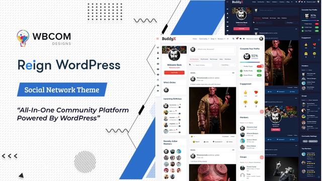 Reign WordPress Theme | Social Network Theme | All In One Community Platform Powered By WordPress смотреть онлайн