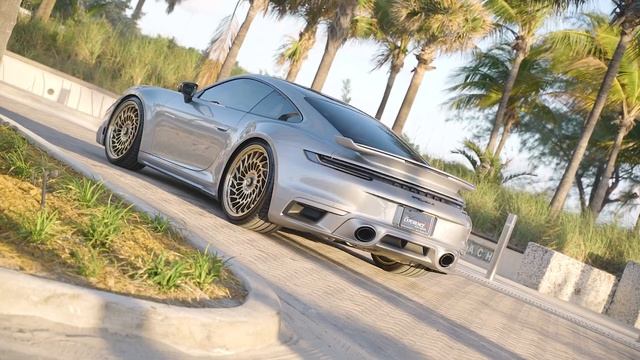 2021 Porsche 911 Turbo S (992) ML-R2 Vossen Forged Wheels смотреть онлайн