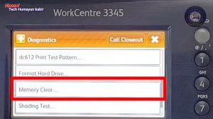 How to reset error Xerox WorkCentre 3225 3315 3335 3345 #subscribe