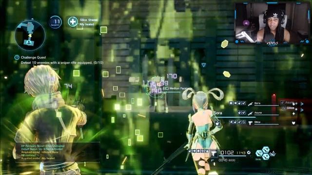 CHALLENGE QUESTS! SAO: Fatal Bullet Abyss Dungeon Gameplay смотреть онлайн