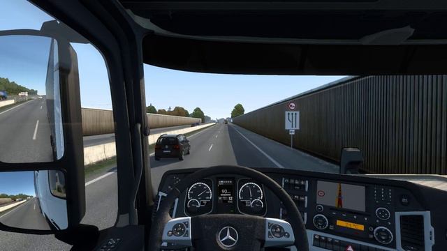 Euro Truck Simulator 2 1.42 | Mercedes Actros MP4 1845 | Heilbronn Map | Willsbach-Kirchberg смотреть онлайн