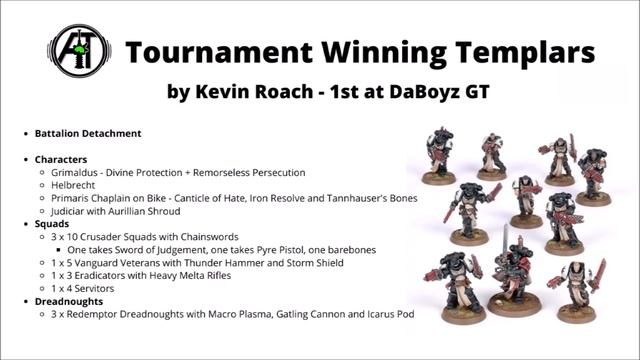 Black Templars Tournament Winning Army List - Crusader Squads + More смотреть онлайн