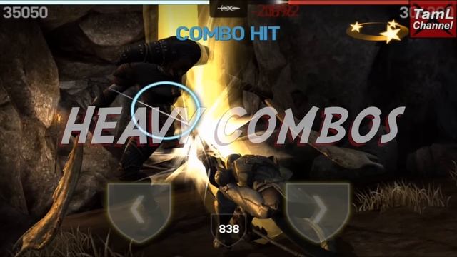 Infinity Blade 3: HOW TO PERFORM COMBOS! ALL WEAPON CLASSES! смотреть онлайн