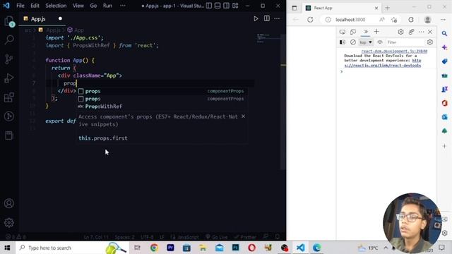 React 18 Fundamentals Crash Course 2023 - Probs State In React смотреть онлайн