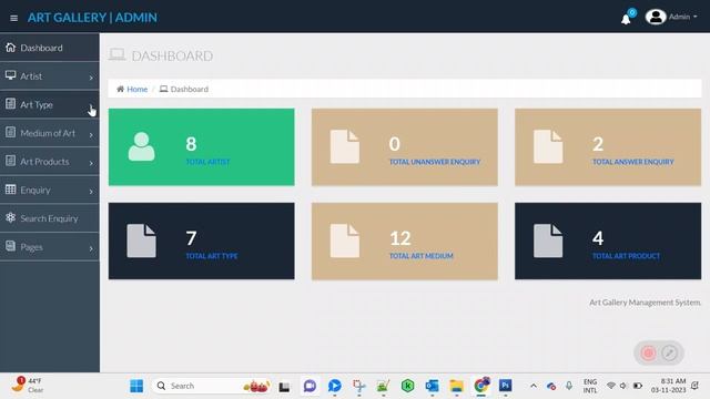 Art Gallery Management Software смотреть онлайн
