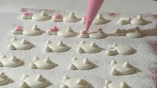 МОРДАШКИ ИЗ МАРШМЕЛЛОУ для напитков пошаговый рецепт /// Olya Tortik Домашний Кондитер смотреть онлайн