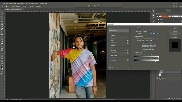 How to add realistic patterns to clothes in photoshop (using displacement map step by step) смотреть онлайн