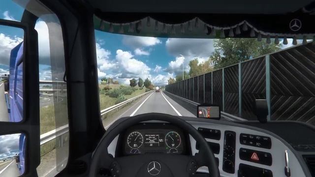 Euro Truck Simulator 2 | ETS2 1.45 | Mercedes Actros MP3 V8 | Salzburg (A) to Florenta (I) смотреть онлайн
