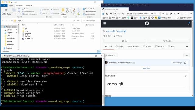 github git pull e fetch tutorial ita - Git corso completo parte #07 смотреть онлайн