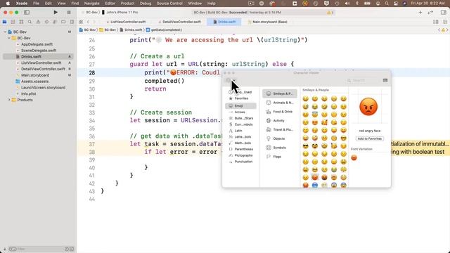 CocktailDB API in Swift & iOS Part 3 Calling the API and Parsing Drink Names in JSON смотреть онлайн
