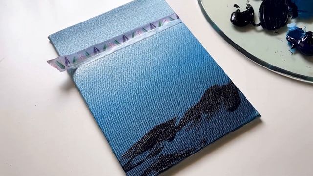 How to paint waves ?| Acrylic painting tutorial смотреть онлайн