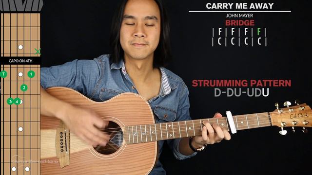 Carry Me Away Guitar Cover John Mayer 🎸|Tabs + Chords| смотреть онлайн