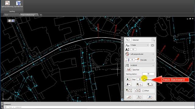 AutoCAD stationing polyline смотреть онлайн