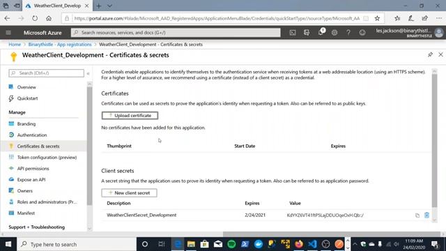 Secure a .NET Core API with Bearer Authentication смотреть онлайн