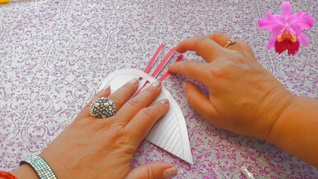 СЕРДЦЕ 3D ОТКРЫТКА ВАЛЕНТИНКА ПОДАРОК ДЛЯ МАМЫ НА ДЕНЬ МАТЕРИ МАСТЕР КЛАСС МК DIY смотреть онлайн