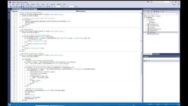 57) Text Editor Project - Drag & Drop. смотреть онлайн