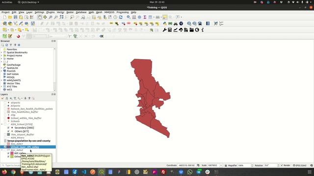 Virtual Layer in QGIS смотреть онлайн