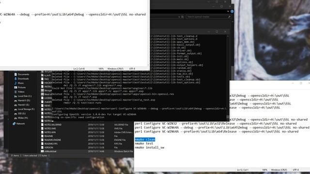 Build + Use OpenSSL with Visual Studio 2019 or 2017 | Static & Shared | x32 & x64 смотреть онлайн