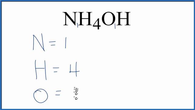 How to Find the Number of Atoms in NH4OH (Ammonium hydroxide) смотреть онлайн
