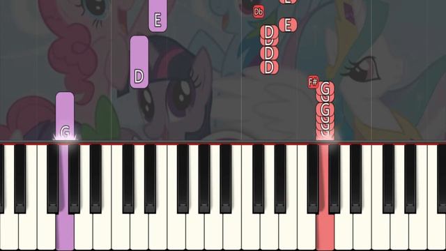 Cupcakes Song - My Little Pony (FAST) Both Hands Easy Piano Tutorial Friendship Is Magic - Season 1 смотреть онлайн