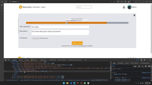 Video Streaming Website Tutorial Next JS + Node JS | Setting Up Estimated Time + Extras | Part 19 смотреть онлайн