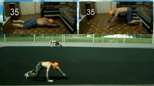 45 Pushups Lalanne, 45 отжиманий Тайсона на пальцах, выходы силой на стену смотреть онлайн